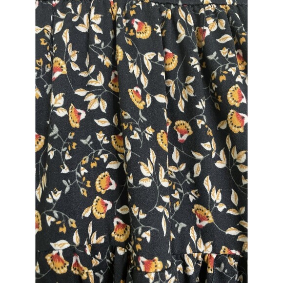 Urban Outfitters Women’s Julia Tiered Fit & Flare Black Beige Dress Size Small - Picture 7 of 10